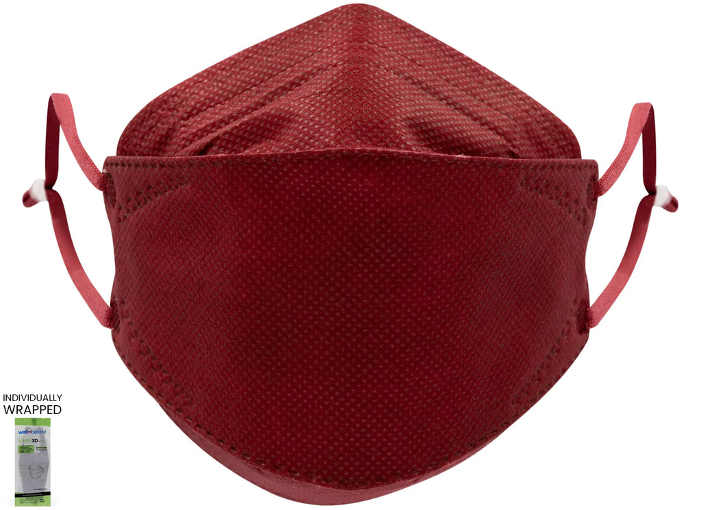 Kids 3D KN95 KF94 Style Face Mask with Adjustable Ear Loops for Petite Faces