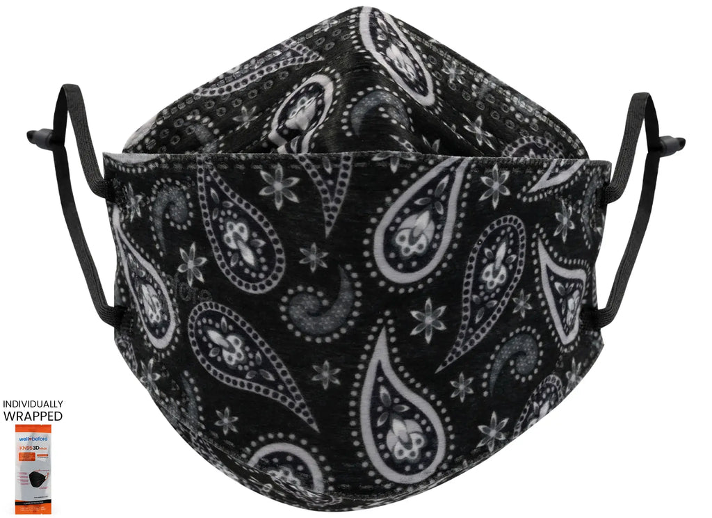 Kids 3D KN95 KF94 Style Face Mask with Adjustable Ear Loops for Petite Faces