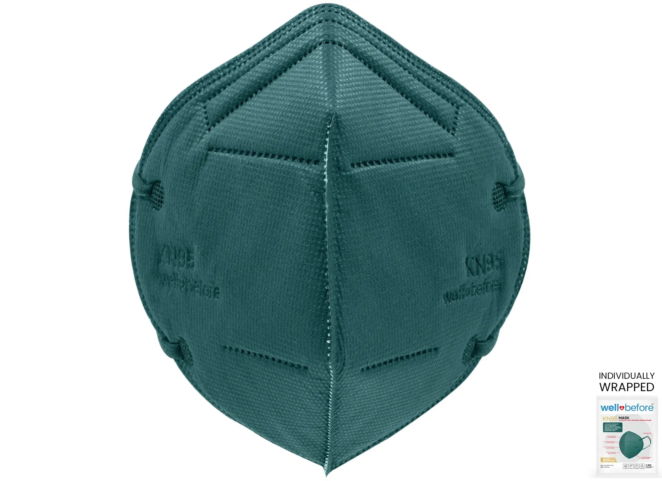 Premium 5-Layer KN95 Face Mask with Adjustable Loops for Enhanced Protection