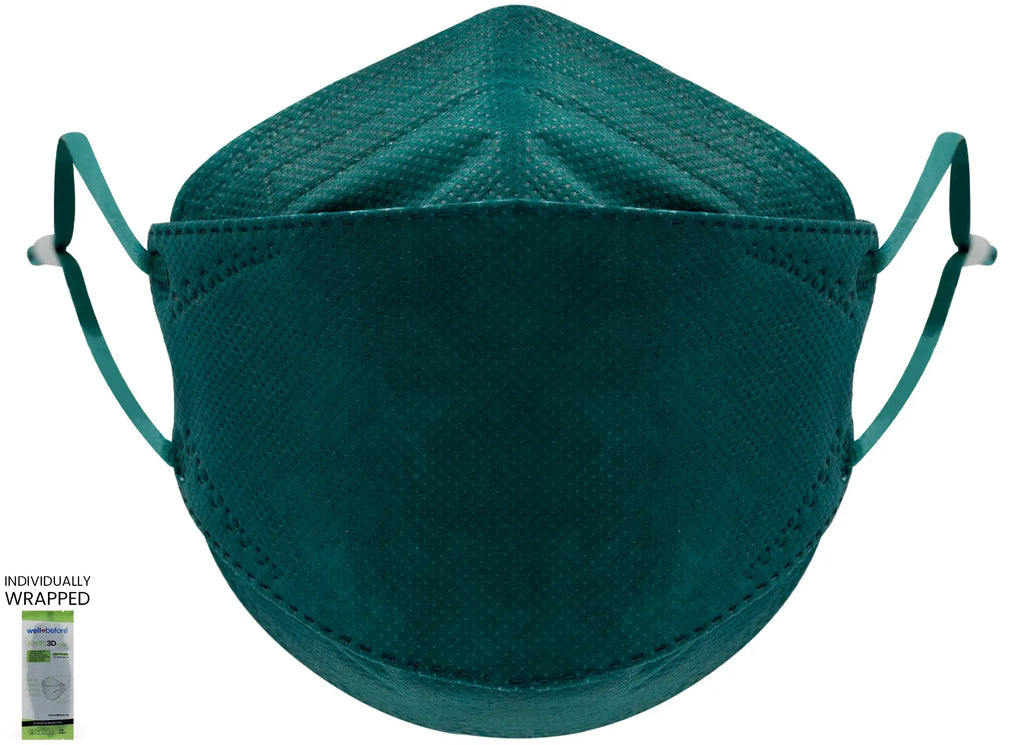 Kids 3D KN95 KF94 Style Face Mask with Adjustable Ear Loops for Petite Faces