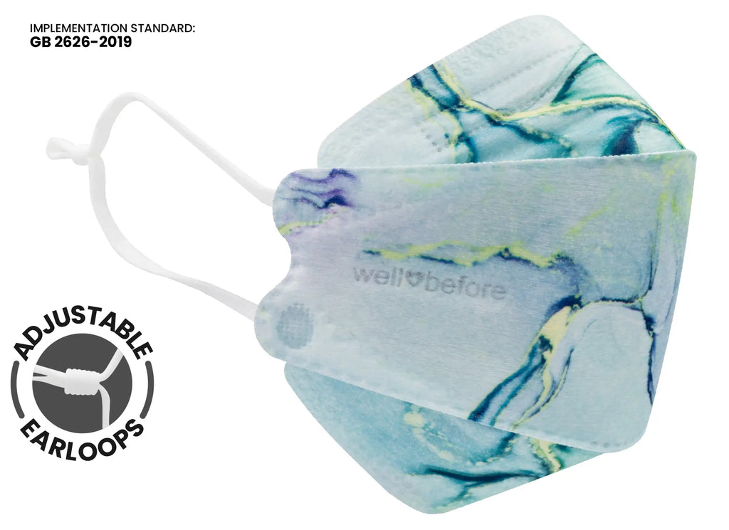 Premium 3D KN95 KF94 Style Face Mask with Adjustable Ear Loops for Enhanced Comfort