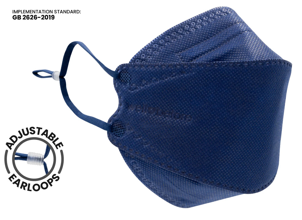 Premium 3D KN95 KF94 Style Face Mask with Adjustable Ear Loops for Enhanced Comfort