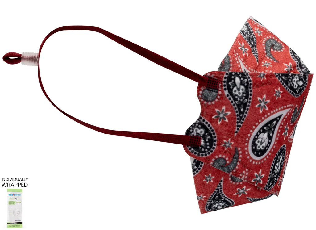 Kids 3D KN95 KF94 Style Face Mask with Adjustable Ear Loops for Petite Faces