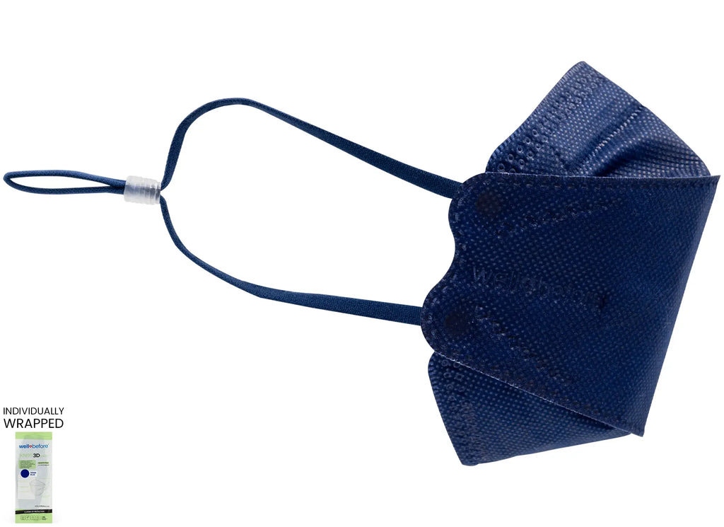 Kids 3D KN95 KF94 Style Face Mask with Adjustable Ear Loops for Petite Faces