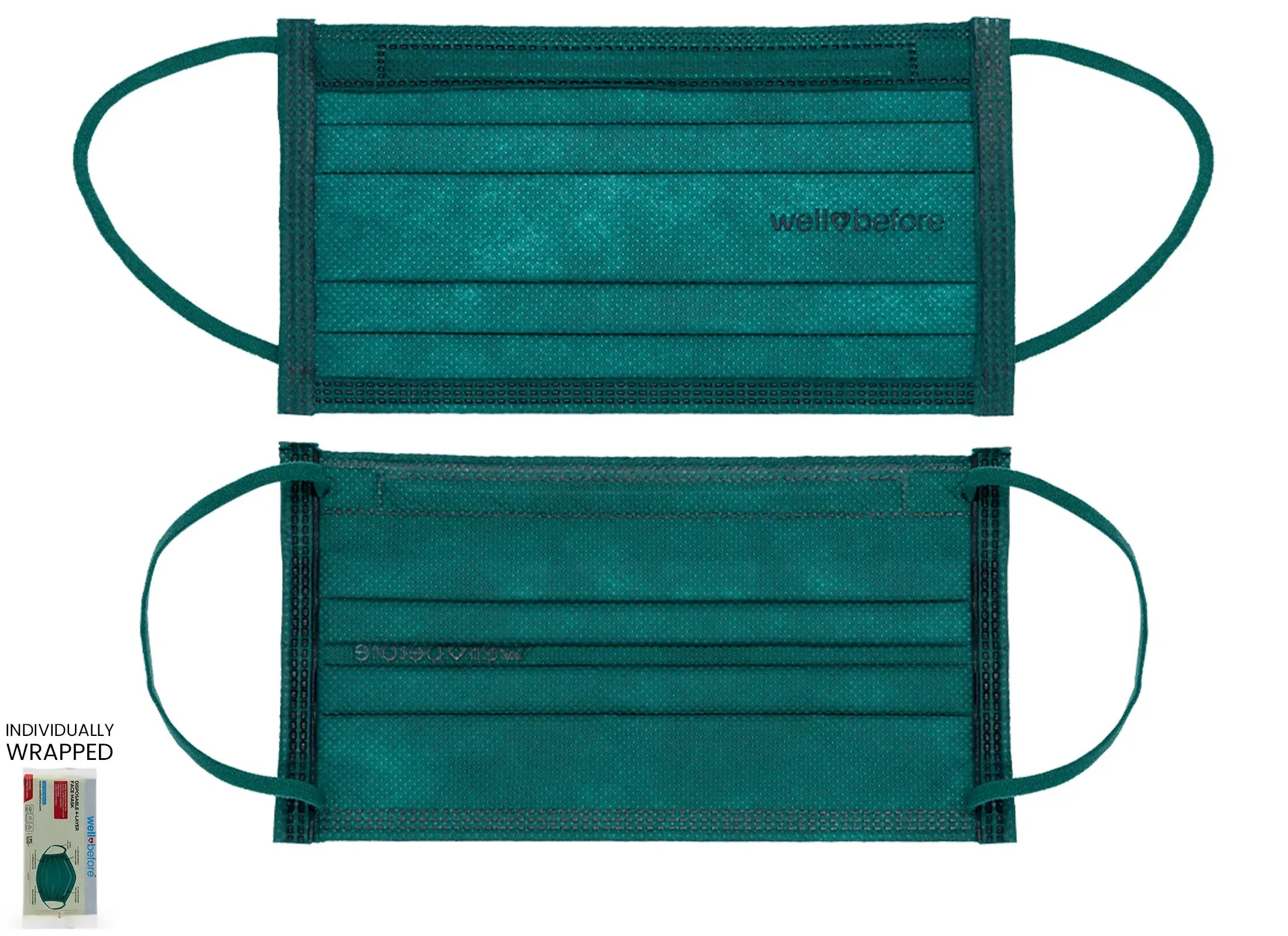 Premium 4-Layer Disposable Face Masks for Enhanced Protection and Comfort