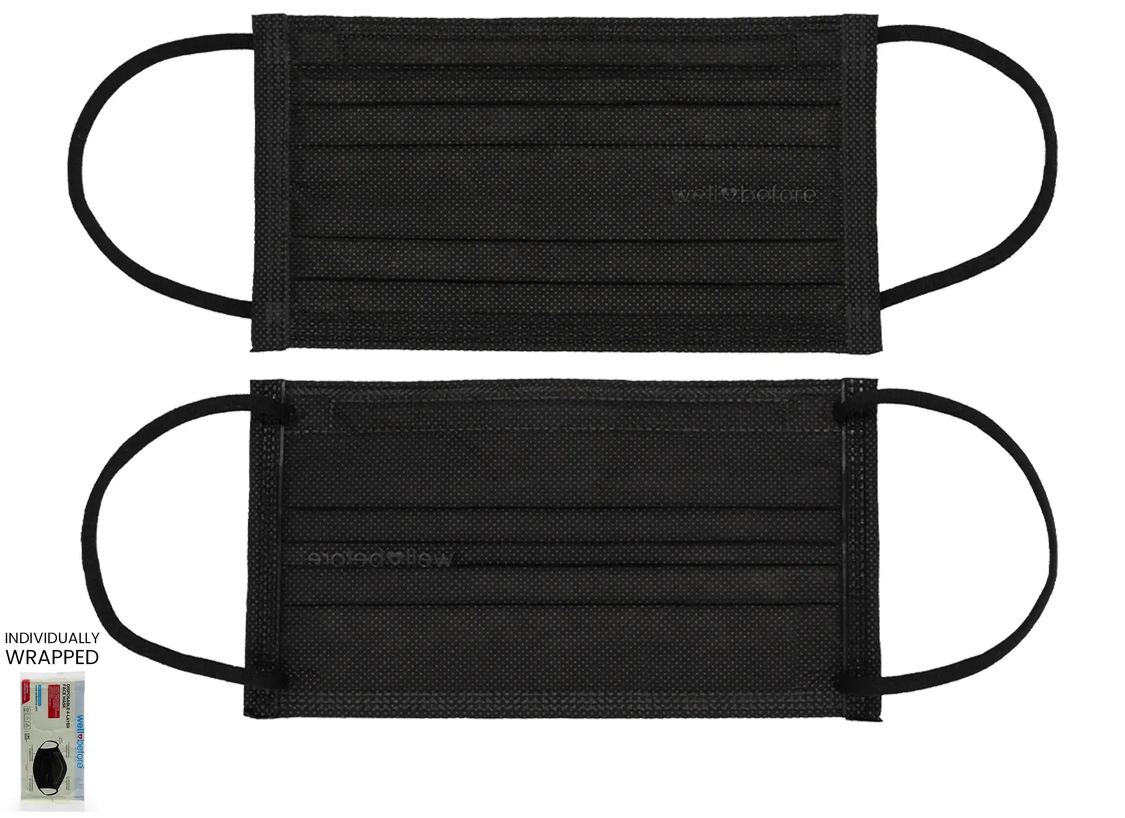 Premium 4-Layer Disposable Face Masks for Enhanced Protection and Comfort