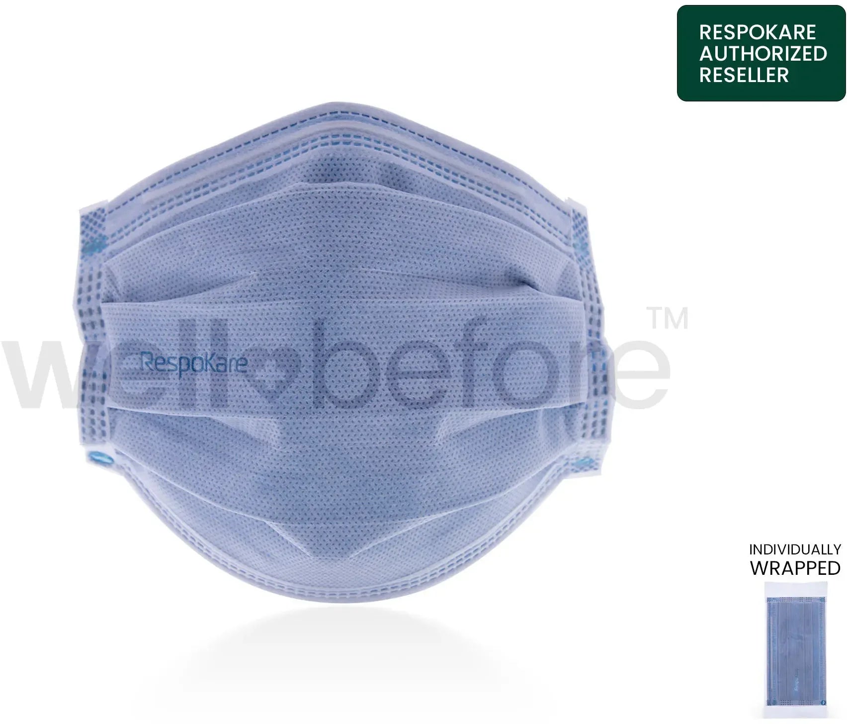 RespoKare FDA Cleared Anti-Viral Surgical Mask: Blocks Flu, COVID-19 & Germs