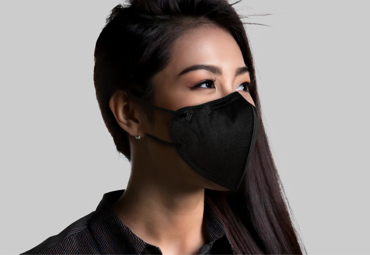 WellBefore Breeze Series KN95 Mask: Ultra-Breathable, Anti-Fogging, 4-Layer Filtration