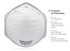 WellBefore N99 NIOSH Approved Respirator Mask: Superior 99% Filtration and Adjustable Comfort