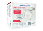 WellBefore N99 NIOSH Approved Respirator Mask: Superior 99% Filtration and Adjustable Comfort