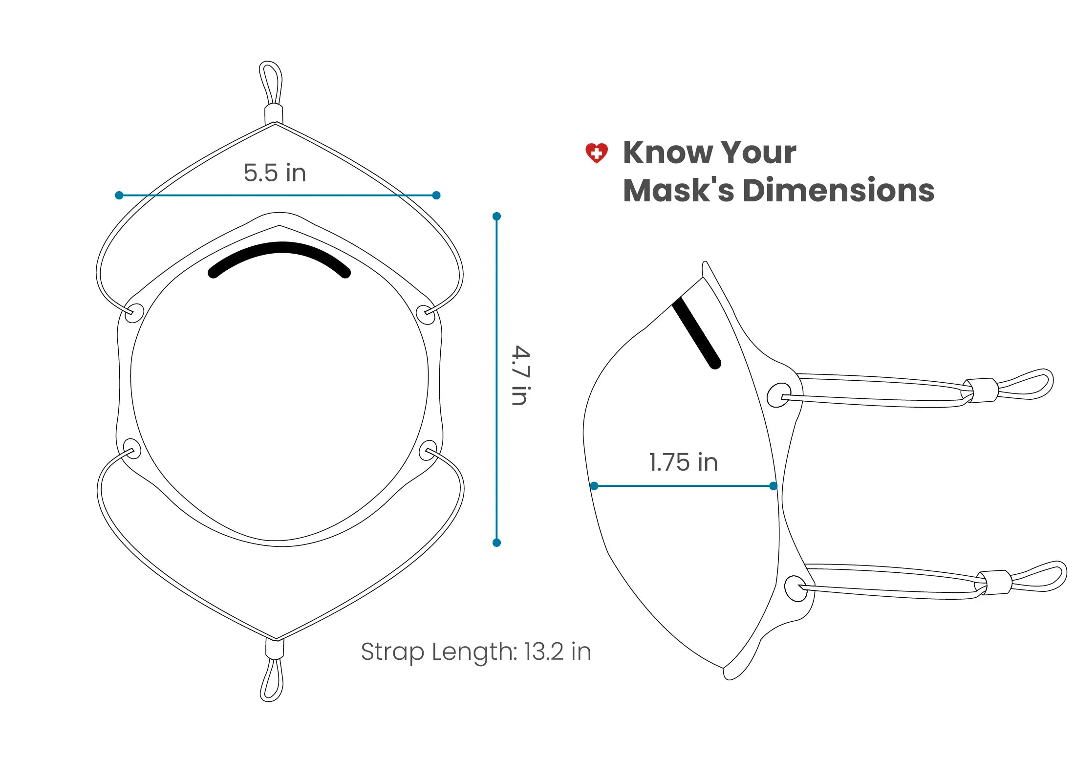 WellBefore N99 NIOSH Approved Respirator Mask: Superior 99% Filtration and Adjustable Comfort