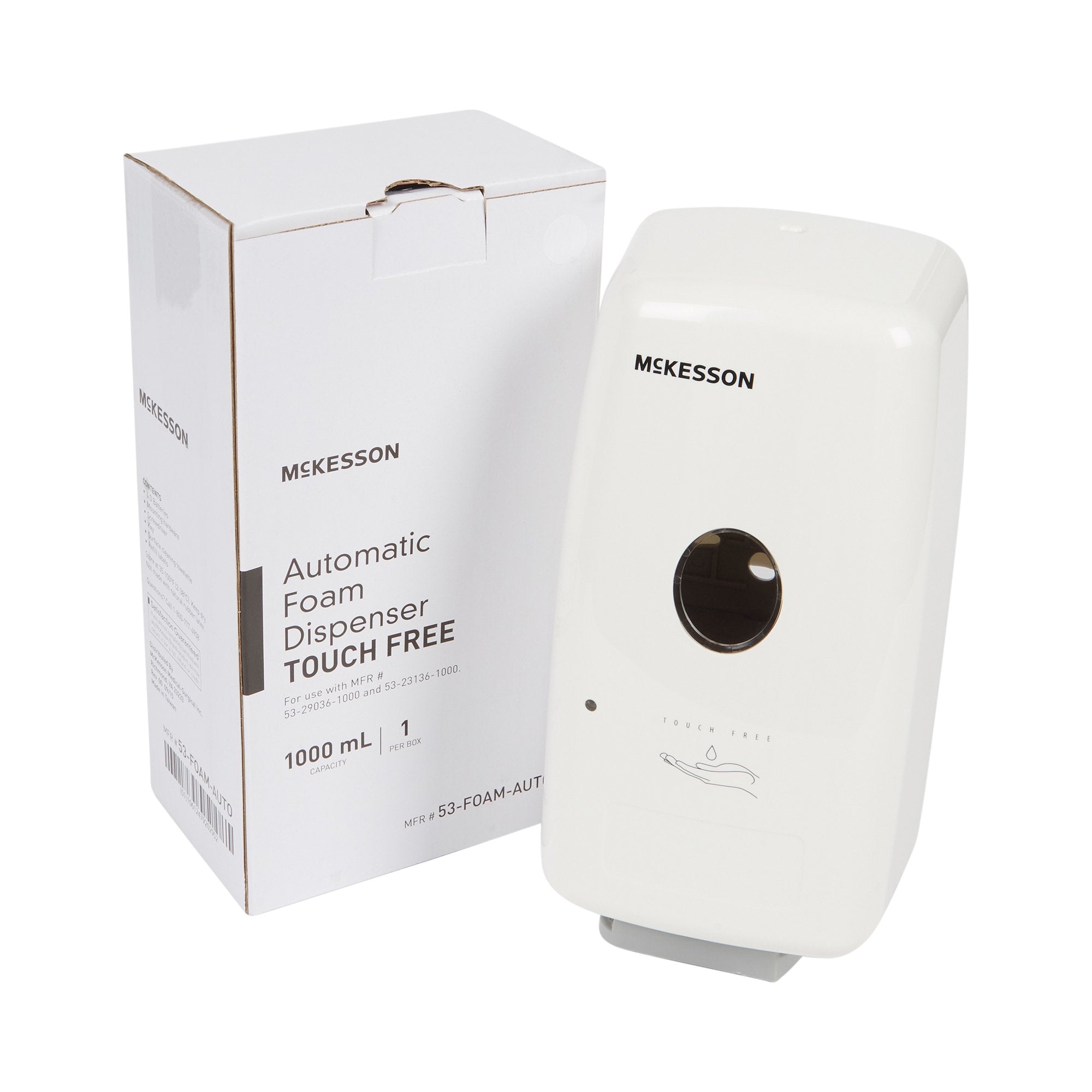 McKesson Touch-Free Automatic Foam Hand Sanitizer Dispenser System Wall Mount