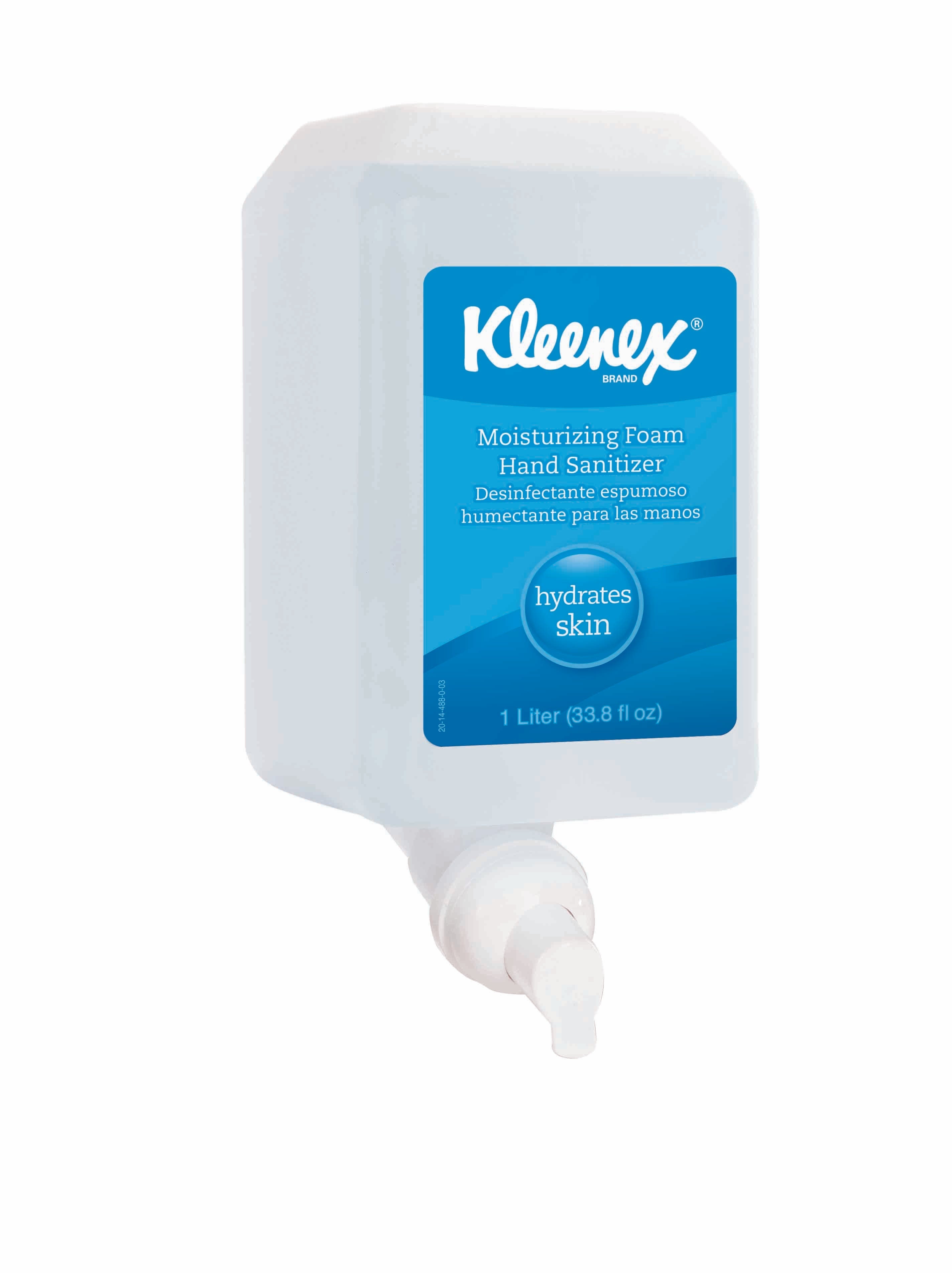 Kleenex Foaming Hand Sanitizer Refill 1000mL Ethyl Alcohol Dispenser Cartridge Case