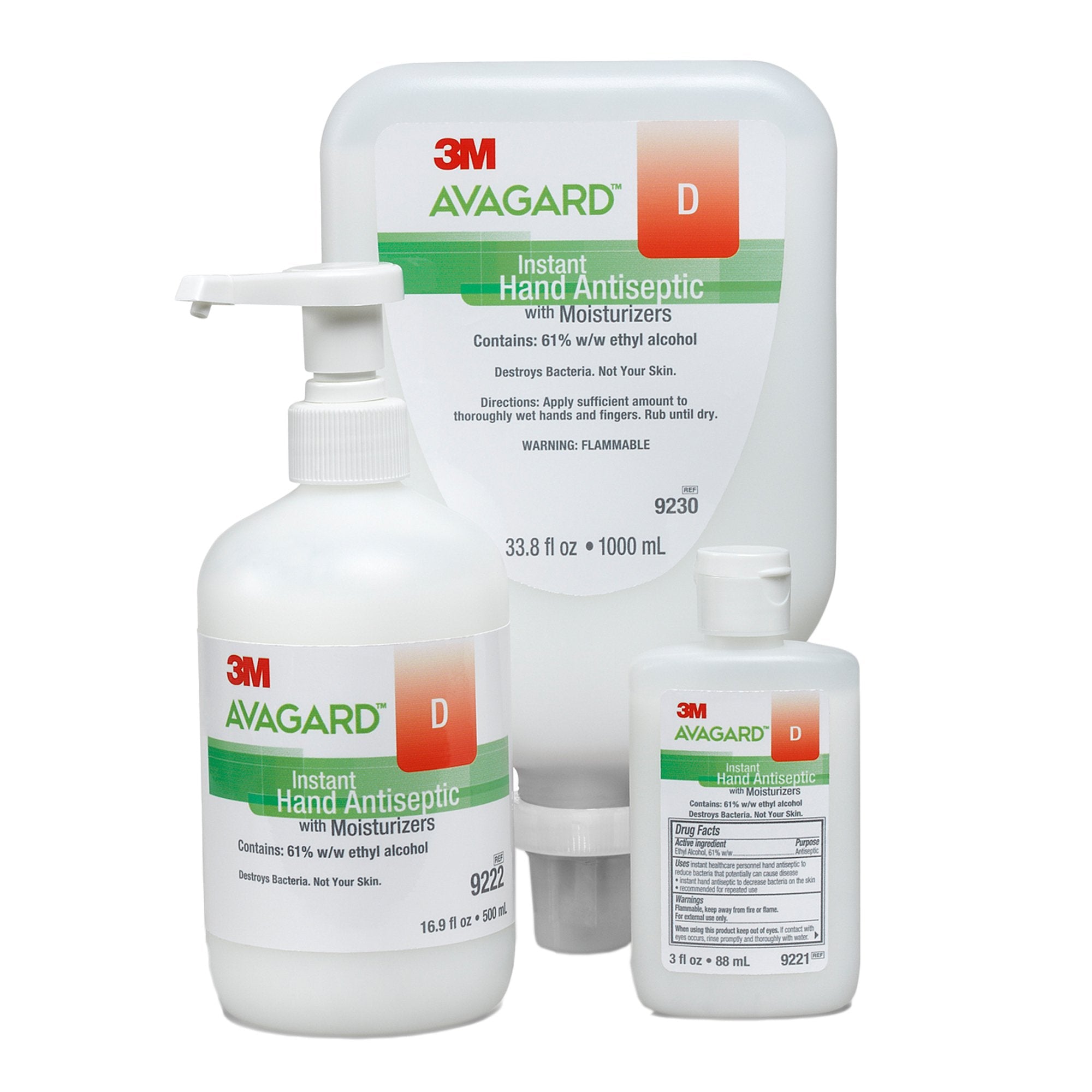 3M Avagard D Instant Hand Antiseptic: Moisturizing, Germ-Killing Formula for Soft Hands